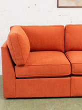 Load image into Gallery viewer, Diana Sectional Sofa in Groove Rust