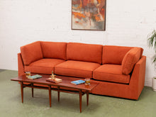 Load image into Gallery viewer, Diana Sectional Sofa in Groove Rust