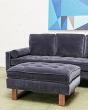 Load image into Gallery viewer, Natasha Ottoman in Amici Indigo