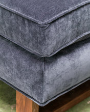 Load image into Gallery viewer, Natasha 3 Seater with Ottoman in Amici Indigo