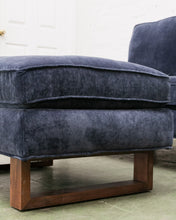 Load image into Gallery viewer, Natasha 3 Seater with Ottoman in Amici Indigo