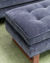 Load image into Gallery viewer, Natasha 3 Seater with Ottoman in Amici Indigo