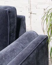 Load image into Gallery viewer, Natasha 3 Seater with Ottoman in Amici Indigo