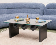 Load image into Gallery viewer, Black Squiggle Coffee Table
