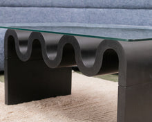 Load image into Gallery viewer, Black Squiggle Coffee Table