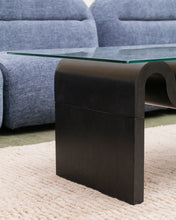 Load image into Gallery viewer, Black Squiggle Coffee Table