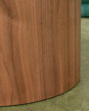 Load image into Gallery viewer, Travertine Walnut Base Coffee Table