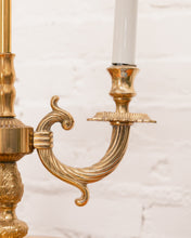 Load image into Gallery viewer, 20th Century French Bouillotte Lamp with Black Tole Shade