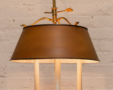Load image into Gallery viewer, 20th Century French Bouillotte Lamp with Black Tole Shade