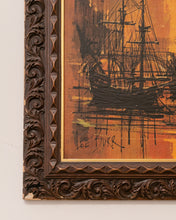 Load image into Gallery viewer, Textured Print Mid Century Original Art by Lee Burr