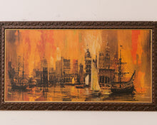 Load image into Gallery viewer, Textured Print Mid Century Original Art by Lee Burr