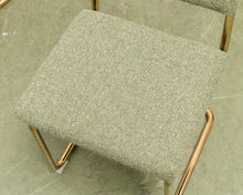 Load image into Gallery viewer, Gold Cantilever Green Chair