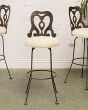 Load image into Gallery viewer, Corsican Cast Iron Heirloom Barstool Set of 3
