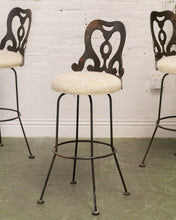 Load image into Gallery viewer, Corsican Cast Iron Heirloom Barstool Set of 3
