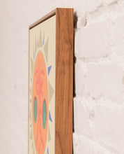 Load image into Gallery viewer, Boho Sun Art Print by Pan Dulce in Wooden Frame