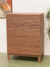 Load image into Gallery viewer, Slat Four Drawer Highboy Dresser