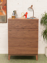 Load image into Gallery viewer, Slat Four Drawer Highboy Dresser