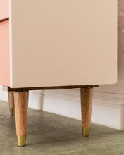 Load image into Gallery viewer, Louvered Drawer Pink Ombré Chest of Drawers