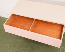 Load image into Gallery viewer, Louvered Drawer Pink Ombré Chest of Drawers