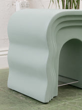 Load image into Gallery viewer, Mint Squiggle End Table