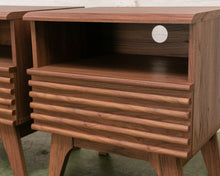 Load image into Gallery viewer, Slat Nightstands Pair