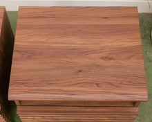Load image into Gallery viewer, Slat Nightstands Pair