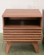 Load image into Gallery viewer, Slat Nightstands Pair