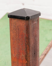 Load image into Gallery viewer, Antique Camera Stand Height Adjustable Cast Iron and Wood