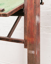 Load image into Gallery viewer, Antique Camera Stand Height Adjustable Cast Iron and Wood