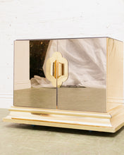 Load image into Gallery viewer, Mirrored Cabinet Nightstand by O.B Solie for Ello