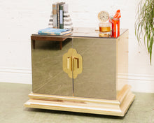 Load image into Gallery viewer, Mirrored Cabinet Nightstand by O.B Solie for Ello