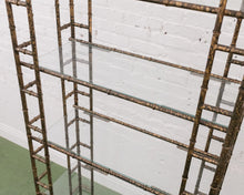 Load image into Gallery viewer, Hollywood Regency Asian Shelf