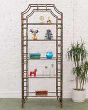 Load image into Gallery viewer, Hollywood Regency Asian Shelf