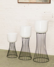 Load image into Gallery viewer, Large White Metal Planter
