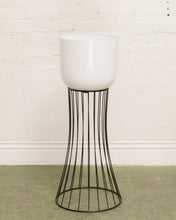 Load image into Gallery viewer, Large White Metal Planter
