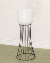 Load image into Gallery viewer, Large White Metal Planter