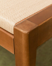 Load image into Gallery viewer, Teak Woven Rope Bench