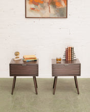 Load image into Gallery viewer, Pair of Slat Nightstands