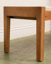 Load image into Gallery viewer, Teak Woven Rope Bench