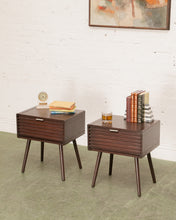 Load image into Gallery viewer, Pair of Slat Nightstands