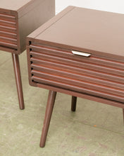 Load image into Gallery viewer, Pair of Slat Nightstands