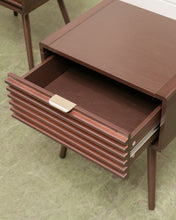 Load image into Gallery viewer, Pair of Slat Nightstands