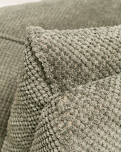 Load image into Gallery viewer, Stitched Green Chair and Ottoman