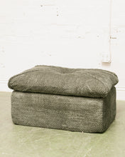 Load image into Gallery viewer, Stitched Green Chair and Ottoman
