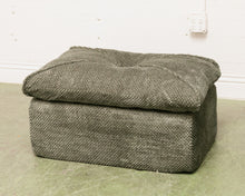 Load image into Gallery viewer, Stitched Green Chair and Ottoman