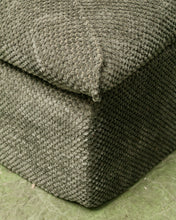 Load image into Gallery viewer, Stitched Green Chair and Ottoman