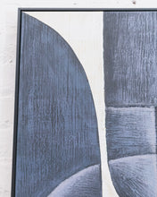 Load image into Gallery viewer, Blue and White Abstract