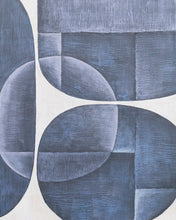 Load image into Gallery viewer, Blue and White Abstract