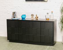 Load image into Gallery viewer, Brutalist Black Credenza