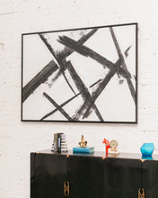 Load image into Gallery viewer, Black and White Modernist Abstract